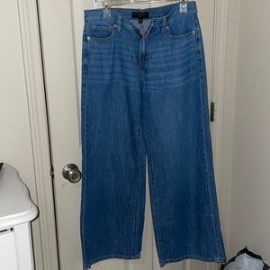 Banana Republic wide leg petite jeans